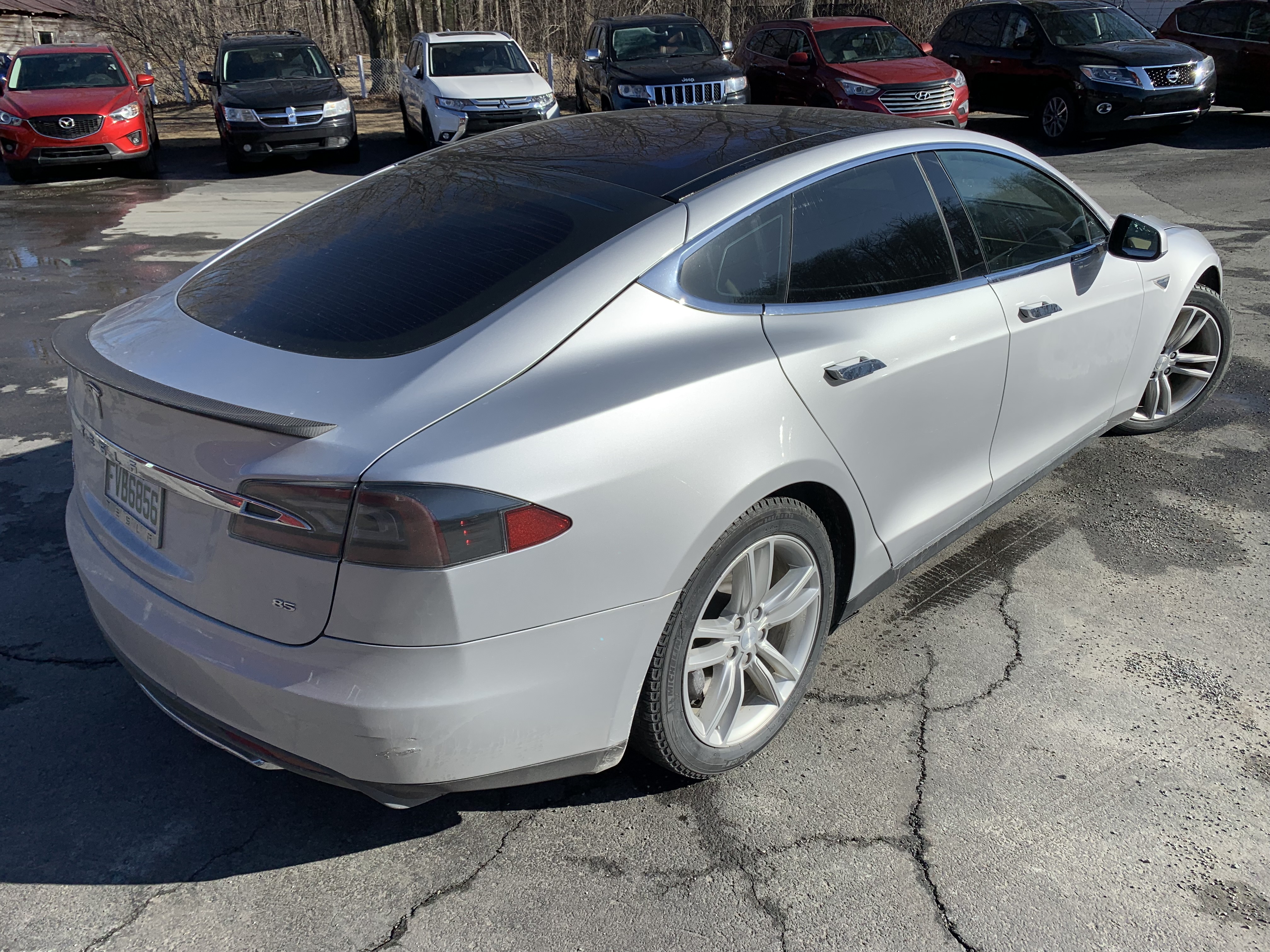 JN auto Tesla Model S85 SC gratuit, toit ouvrant, 8608459 2013 Image 3